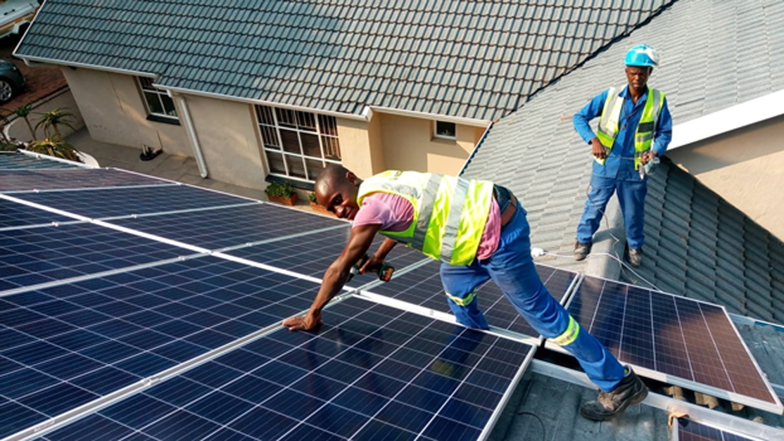 Installed solar image