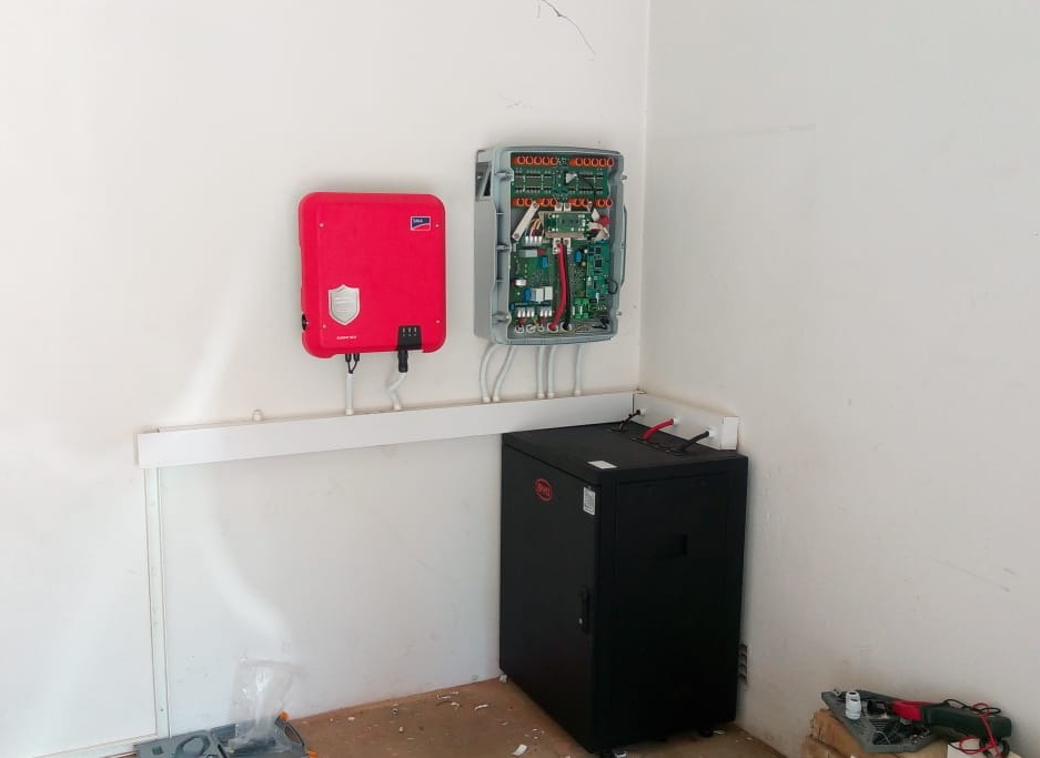 Installed solar image