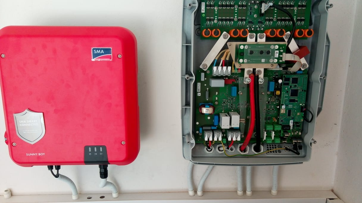 Installed solar image