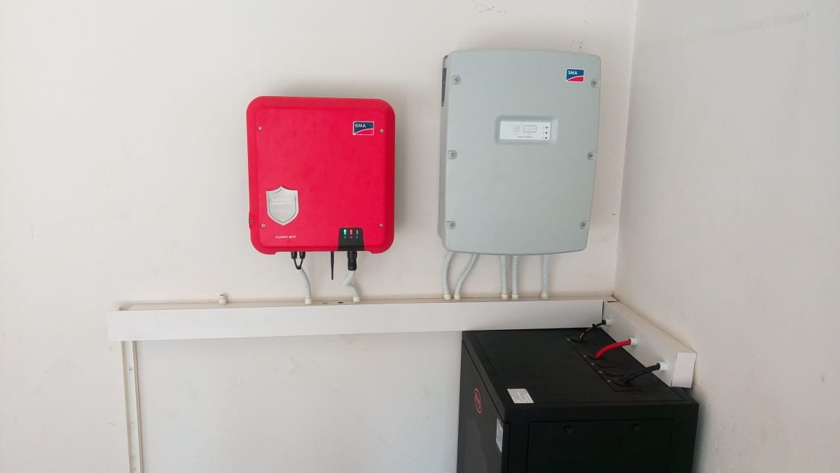 Installed solar image